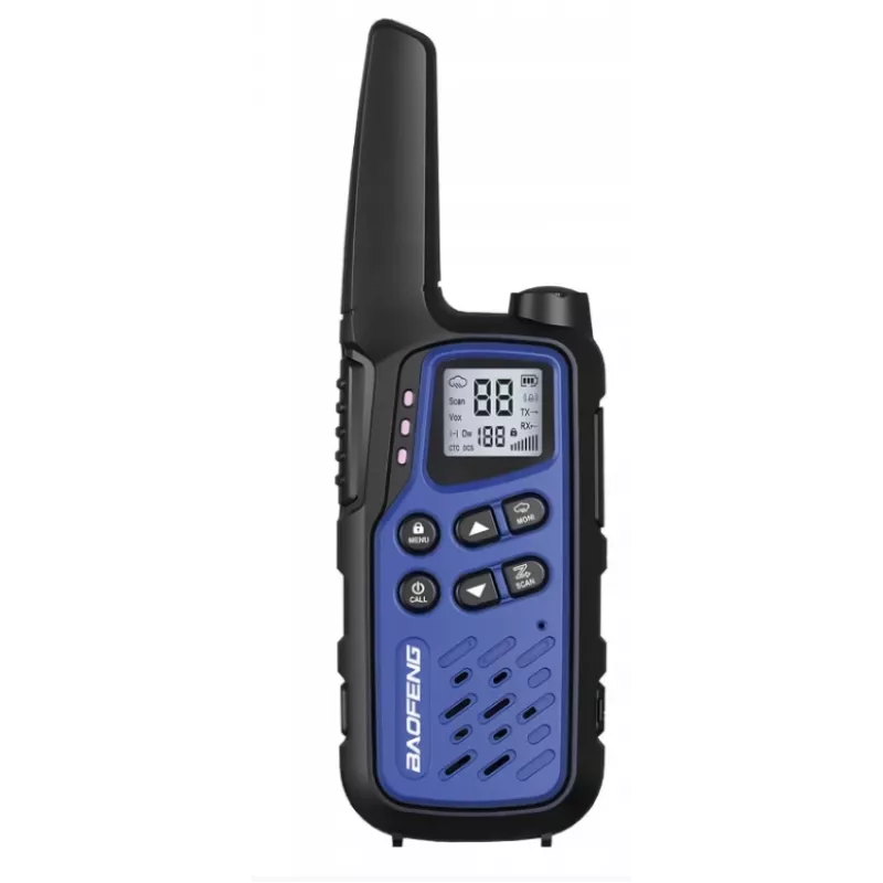 Walkie-Talkie Baofeng BF-T25E Zils, 2 gab.