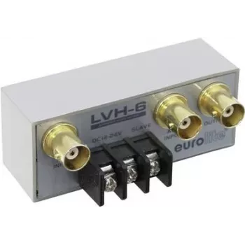 BNC pārslēdzējs EUROLITE LVH-6 metāla korpuss 6 kanāli