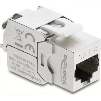 Delock Keystone RJ45 ligzda uz LSA 90715 Cat.8.1 ekranēta, bez instrumentiem