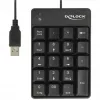 Cipartastatūra DeLOCK 12481 Universal USB melna