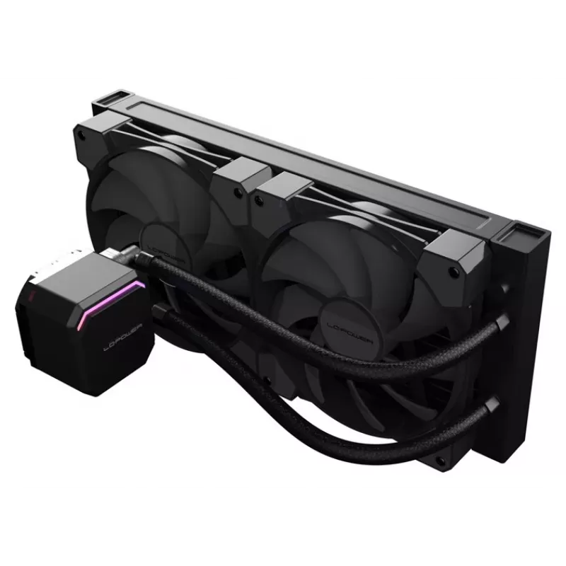 Universāls šķidruma dzesētājs LC-Power LC-CC-240-B 12 cm Melns