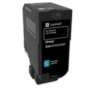 tonera kasete Lexmark 74C20CE 2500 lapas ciāna