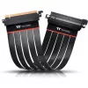 Iekšējais strāvas kabelis THERMALTAKE AC-058-CO1OTN-C1, PCI-E x16 (Gen4) vīr. – siev., 0,3 m, melns