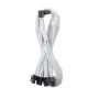 CableMod C-Series Pro Anschlusskabel Variante A 90° 16-pin uz 4×8-pin PCIe, balts