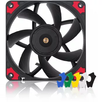 120 mm Noctua NF-A12x15 PWM plāns korpusa ventilators, 15 mm biezums, 12 V, PWM, 450–1850 RPM, 94.2 m³/h, 23.9 dB, SSO gultnis