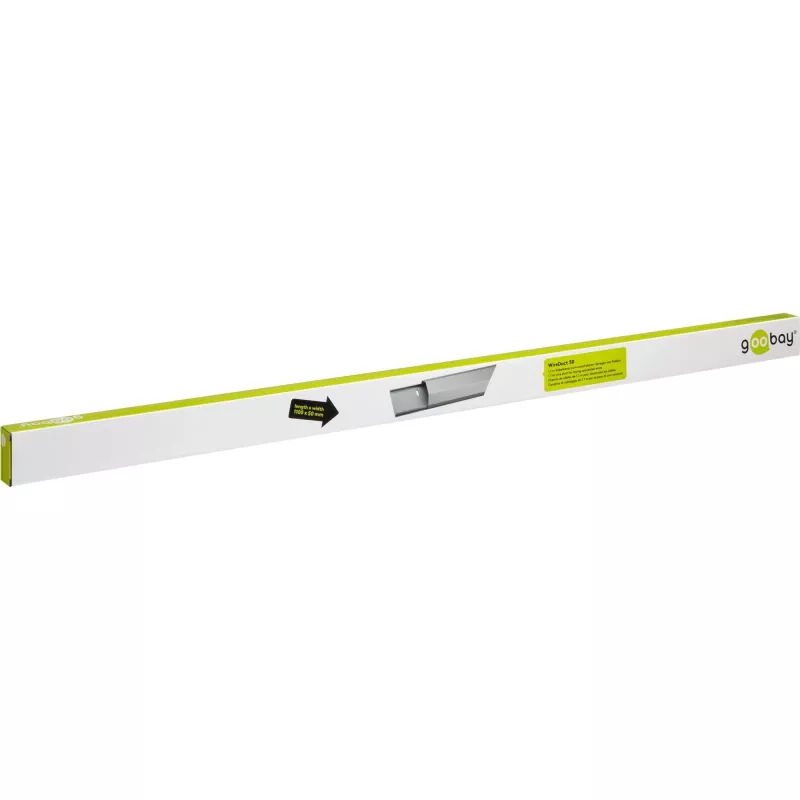 Alu kabelis Duct WireDuct 50, kabeļu pārvaldība sudraba, 1,1 metrs