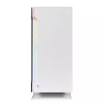 PC Case Thermaltake H200 TG Snow RGB Midi Tower balta