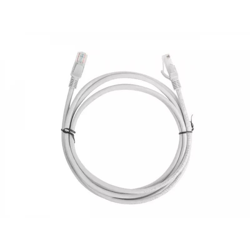 Lanberg PCU5-10CC-0200-S tīkla kabelis 2 m Cat5e U/UTP (UTP) pelēks (PCU5-10CC-0200-S)