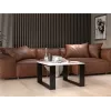 MODERN MINI table 67x67x40 cm Balts/Melns