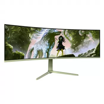Izliekts datora monitors Arozzi Nova 49 collas (124,5 cm) Dual QHD 5120×1440 LED VA, 4 ms, zaļš