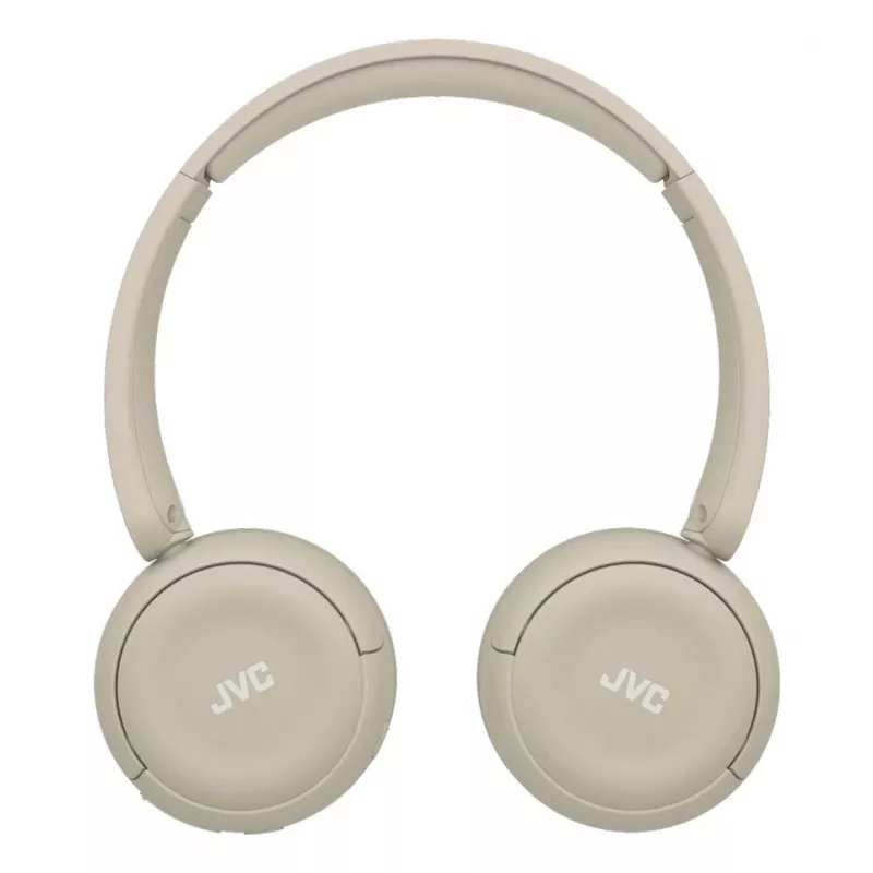JVC HA-S59W austiņas, vadu un bezvadu, galvas lente, mūzikas/ikdienas lietošanai, USB Type-C, Bluetooth, bēšs