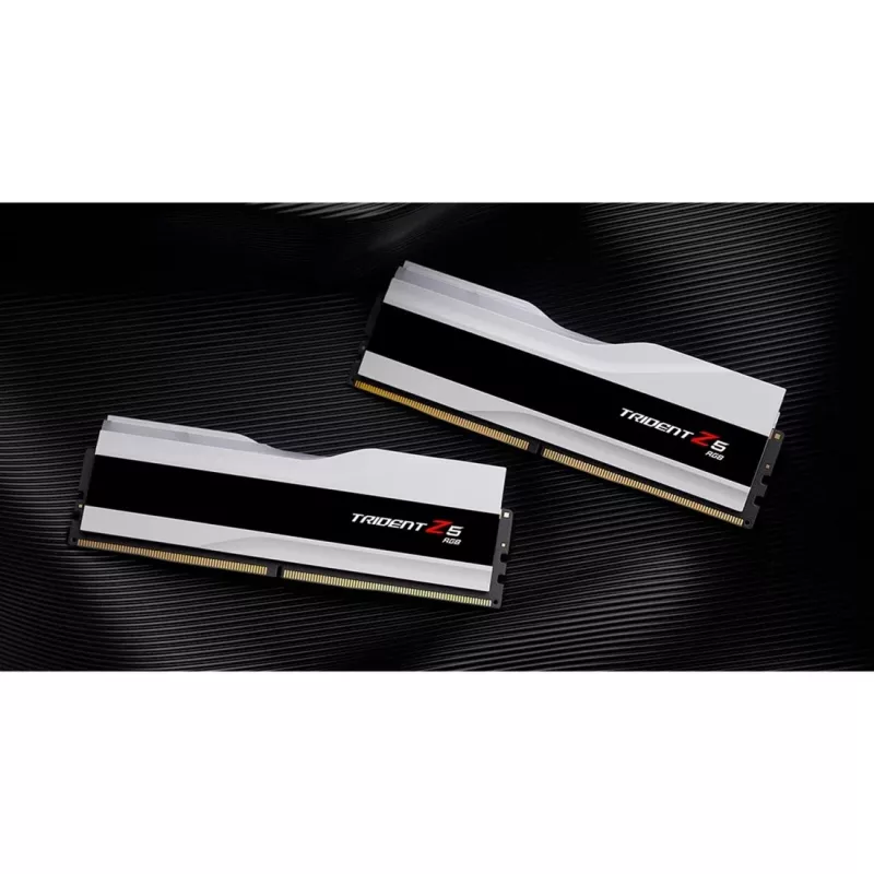 DIMM 32 GB DDR5-6400 (2x 16 GB) Dual-Kit, atmiņa balta, F5-6400J3039G16GX2-TZ5RW, Trident Z5 RGB, INTEL XMP