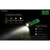 Atslēgu piekariņa lukturītis Nitecore TIKI GITD Pelēks — USB uzlādējams, 1 lm, 55 mm, 12 g, IP66