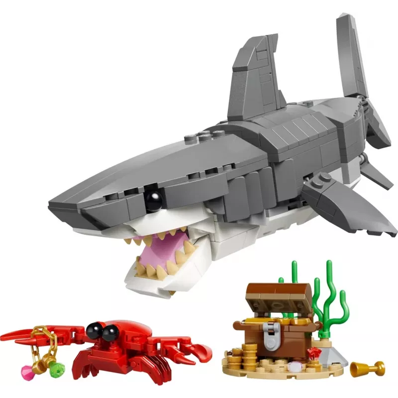 LEGO CREATOR 3 IN 1 31381 Nikns haizivs ar dārgumu lādi