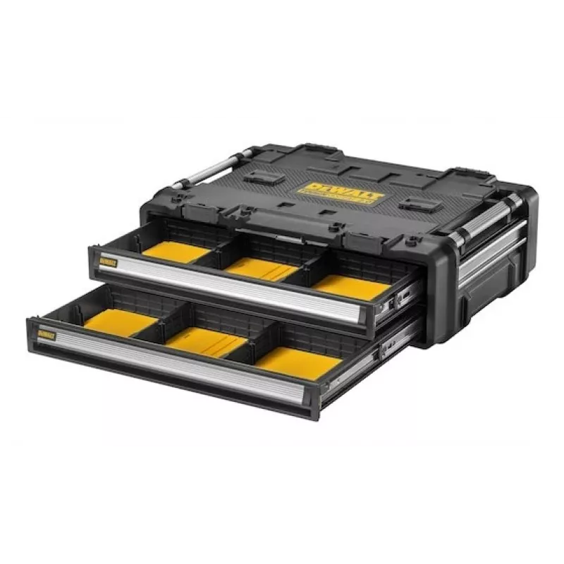 Instrumentu kaste DeWalt DWST60510-1 metāls un plastmasa, melna/dzeltena, pārnēsājama uzglabāšanas kaste