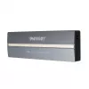 Ārējais NVMe M.2 PCIe SSD korpuss PATRIOT PV810UPNGM — USB-C 3.2 Gen 2, atbalsta 2230/2242/2260/2280, līdz 8 TB, alumīnija, pelēks