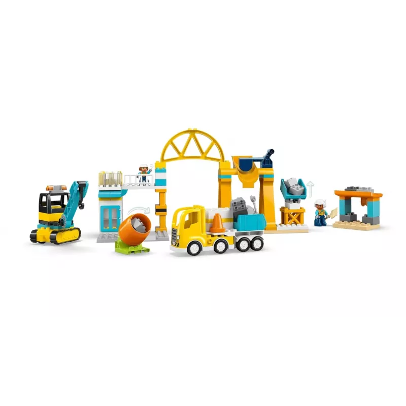 LEGO DUPLO 10476 3 in 1 Būvlaukums un transportlīdzekļi
