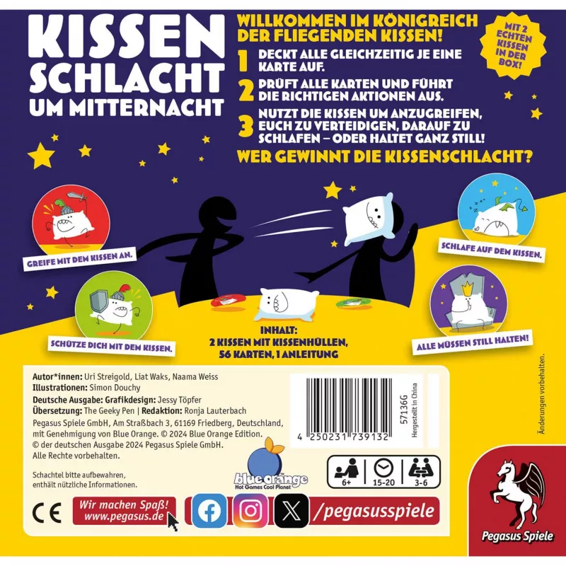 Kissenschlacht um Midnight, ģimenes spēle