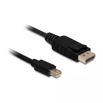 Mini DisplayPort uz DisplayPort kabelis DeLOCK 83984 0,5 m melns