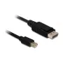 Mini DisplayPort uz DisplayPort kabelis DeLOCK 83984 0,5 m melns