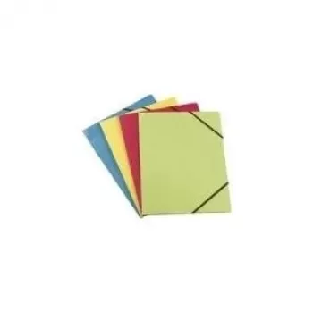 Dokumentu skavu mape Elba Carte Forte A4 ar stūra stiprinājumu, dažādās krāsās (zila, dzeltena, sarkana)