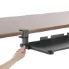 Maclean MC-839 Bīdāmā tastatūras platforma | Zemgalda atvilktne tastatūrai un pelei | Skavas tipa tastatūras paliktnis | Ergonomisks darbstacijas risinājums