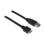Savienojuma kabelis USB 3.0 spraudnis A uz spraudni Micro B, melns, 2m, Good Connections® (2710-MB02)