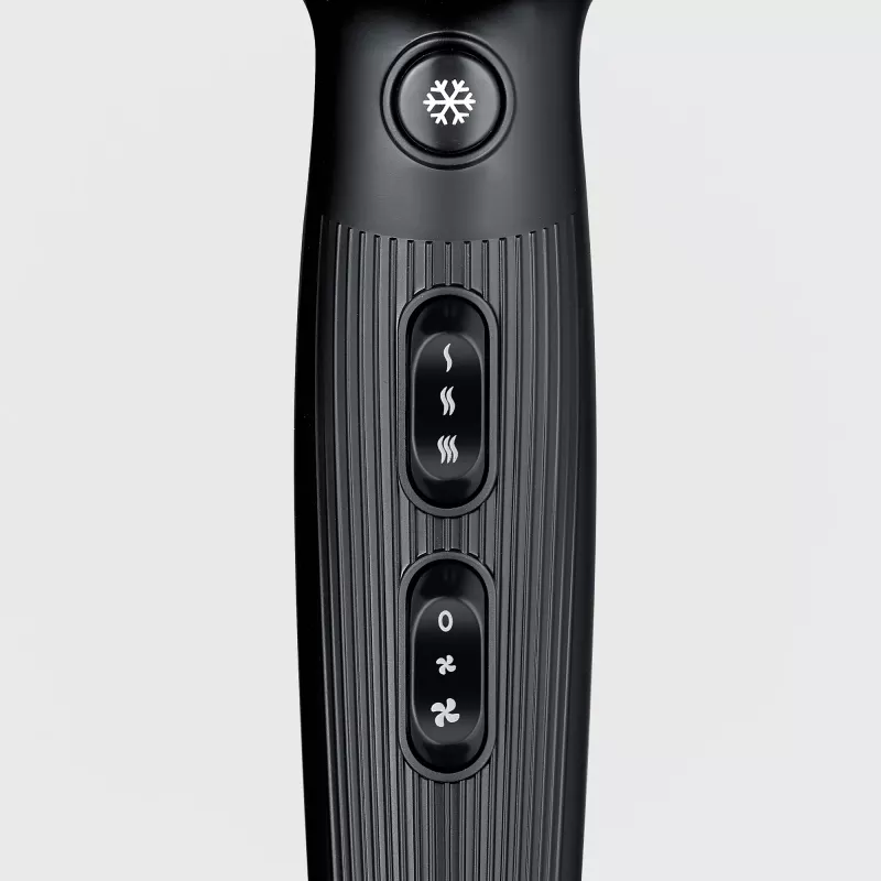 Matu žāvētājs SEVERIN HT0167 melns/sudrabains, 1600 W, kompakts salokāms dizains