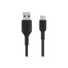 Pīts USB-C uz USB-A kabelis, 2 m, melns