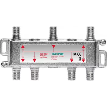 Kabeļa sadalītājs Axing SVE06001 75 Ω 5 - 2400 MHz