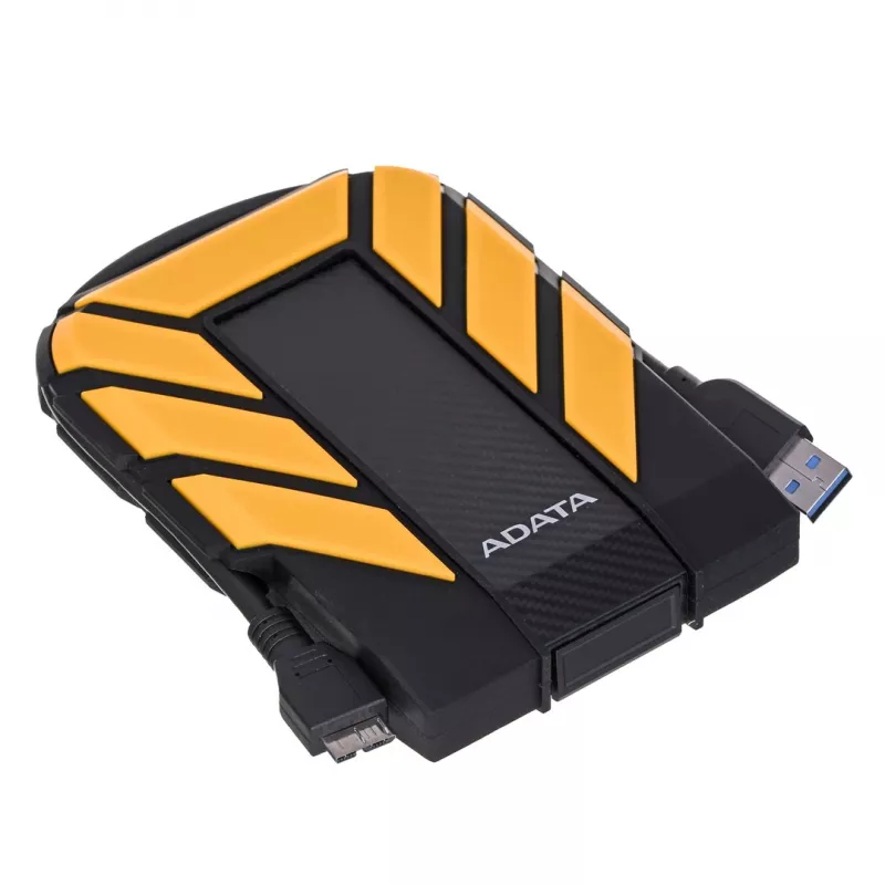 ADATA HD710 Pro ārējais cietais disks 2 TB 2,5 collu Micro-USB B 3.2 Gen 1 (3.1 Gen 1) Melns, Dzeltens