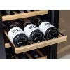 Caso | Vīna dzesētājs | WineComfort 24 | Energoefektivitātes klase G | Vitrīna | Pudeļu ietilpība 24 pudeles | Dzesēšanas veids Kompresora tehnoloģija | Melns