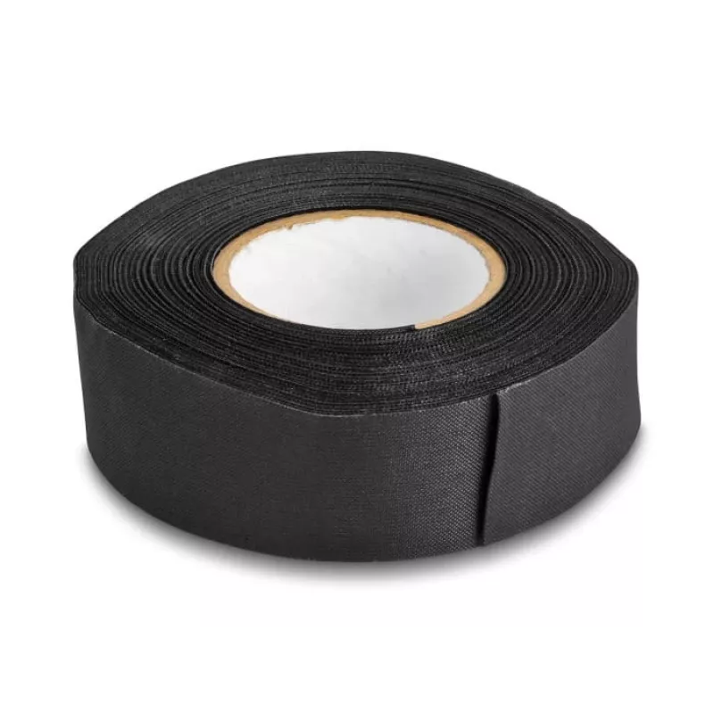 DeLOCK auduma lente 25 m x 25 mm plīsuma pašlīmējoša melna