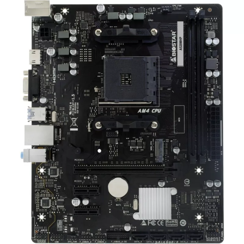 BIOSTAR A520MHP AM4 Micro-ATX mātesplate