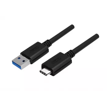 UNITEK Y-C474BK USB kabelis USB 3.2 Gen 1 (3.1 Gen 1) 1 m USB A USB C Melns