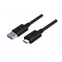 UNITEK Y-C474BK USB kabelis USB 3.2 Gen 1 (3.1 Gen 1) 1 m USB A USB C Melns