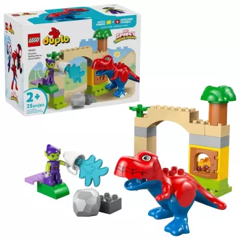 LEGO DUPLO 10463 Dinozaurs Zirnekļcilvēks-Rekss pret Zaļo Goblīnu