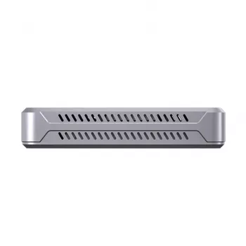 SSD korpuss Unitek S1242AGY01-EU USB4 40Gbps, M.2 NVMe, līdz 8TB, alumīnijs/plastmasa, aktīvā dzesēšana