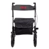 Walker (rollators) ANTAR AT51036 — melns, 27,9 cm (11 collas) sēdekļa augstums, 9 kg, maks. slodze 136 kg, platums 870 mm, dziļums 630 mm