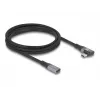 USB kabelis DeLOCK 81148 2m USB C Melns 20 Gbit/s