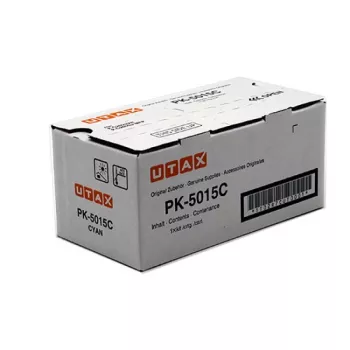 Utax 1T02R7CUT0/PK-5015C Tonera komplekts ciāna krāsā. 3K lapas ISO/IEC 19752 TA
