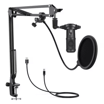 Studijas mikrofons Easypix 62021 melns
