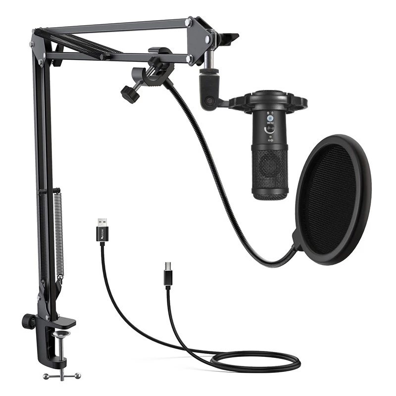 Studijas mikrofons Easypix 62021 melns