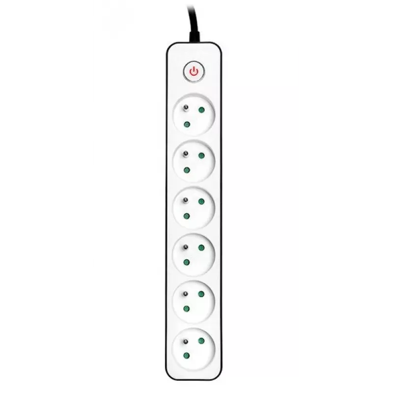 TRACER Power Strip Zebra 1.5 m 6 sockets