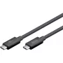 USB-C kabelis WENTRONIC USB4 Gen4 1,2 m — atbalsta 16k@60Hz un 4K@120Hz