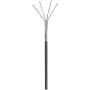 Wentronic Goobay CAT 5e āra tīkla kabelis, SF/UTP, melns, 100 m — CCA vara maisījums, AWG 24/1 (ciets), PE (57296)