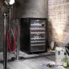 Caso | Smart Wine Cooler | WineExclusive 66 | Energy efficiency class G | Showcase | Free standing | Bottles capacity bottles | Cooling type Compressor technology | Melns