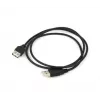 USB kabelis Star Micronics USB 2.0 1m melns vīriešu/vīriešu