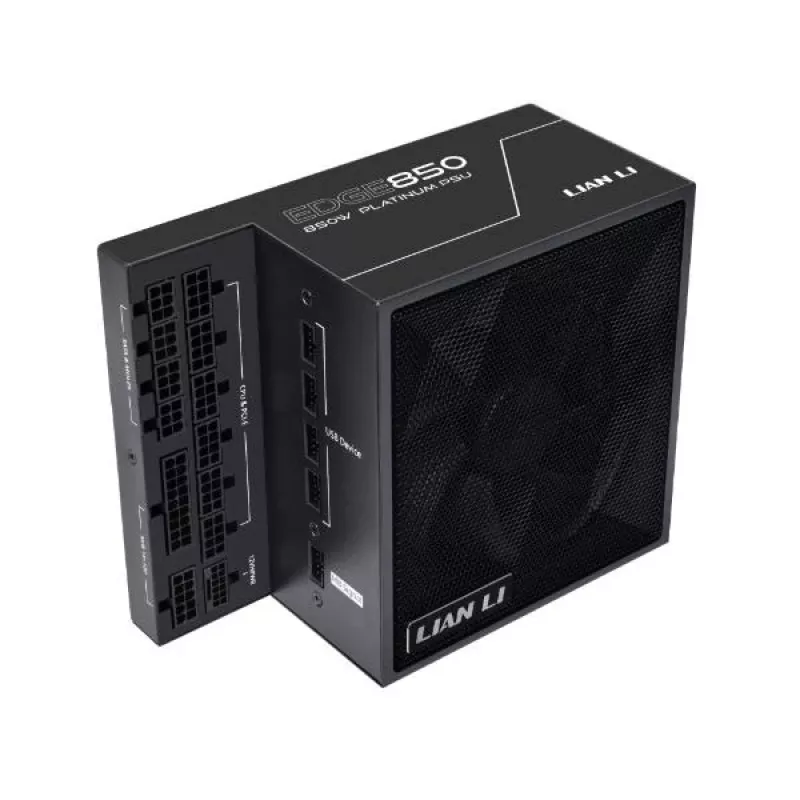 Lian Li EDGE EG1300 1300 W barošanas bloks, 80 PLUS Platinum, ATX 3.1, PCIe 5.1, melns