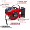 Wall-mounted reel Einhell GE-HR 18/30 Li-Solo Automatic 30m Hose